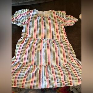 Striped Multicolor Kids Dress